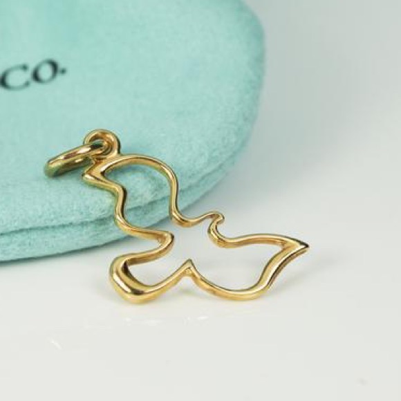 Tiffany & Co. Jewelry - Tiffany & Co. Picasso 18k dove necklace RETIRED